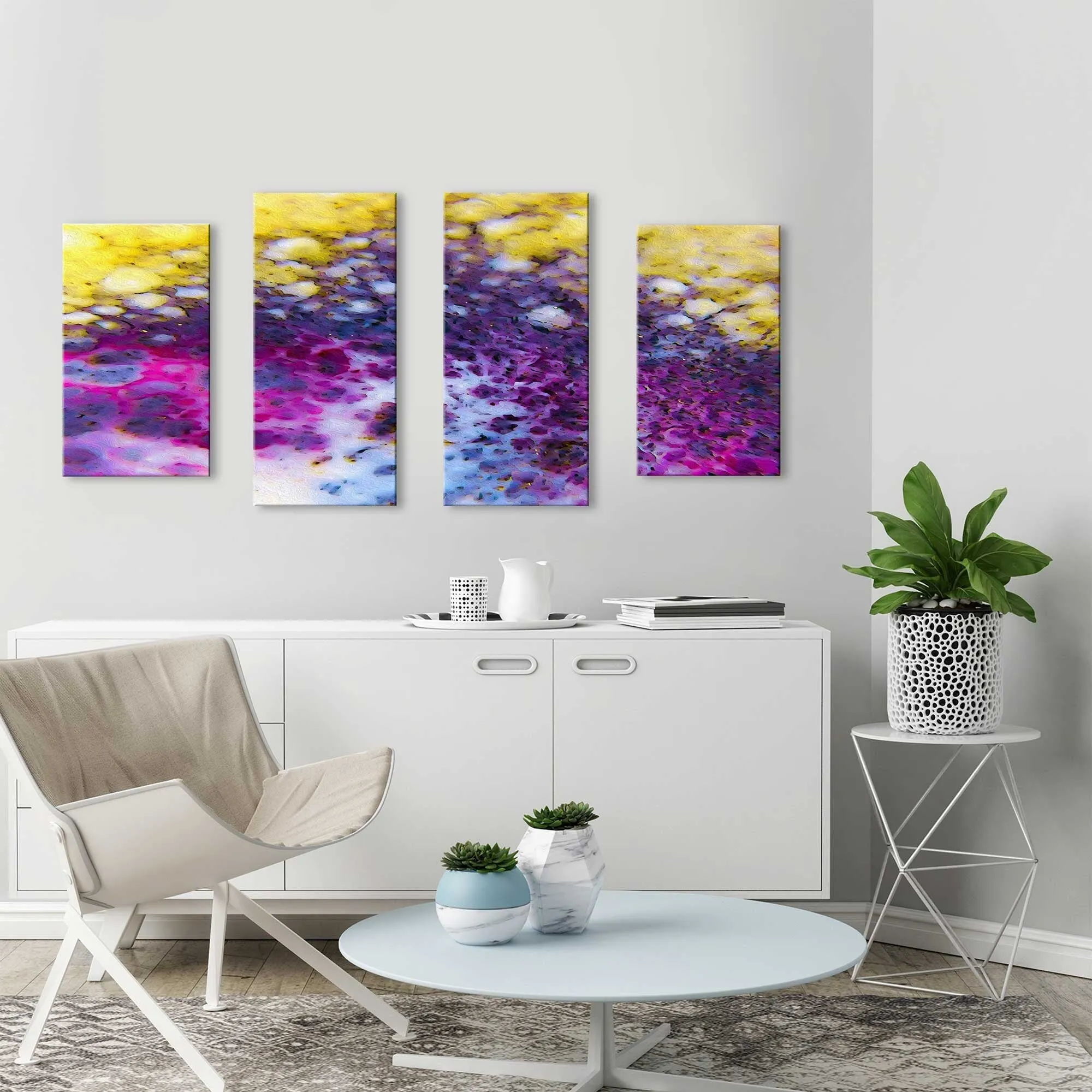 "1 Peter 2 9 A Royal Priesthood MAX" 4 Piece Print on Canvas