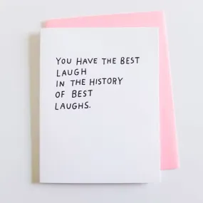 "Best Laugh" Card