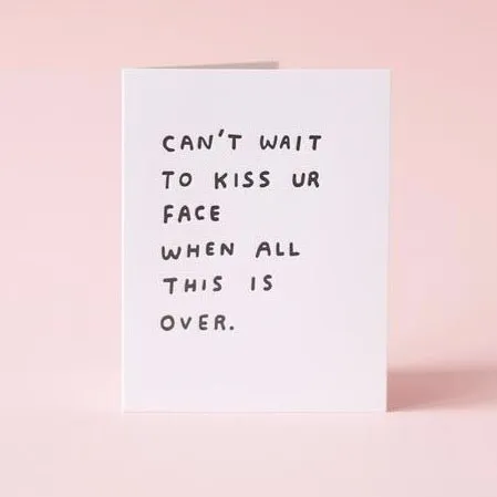 "Can't Wait" Card