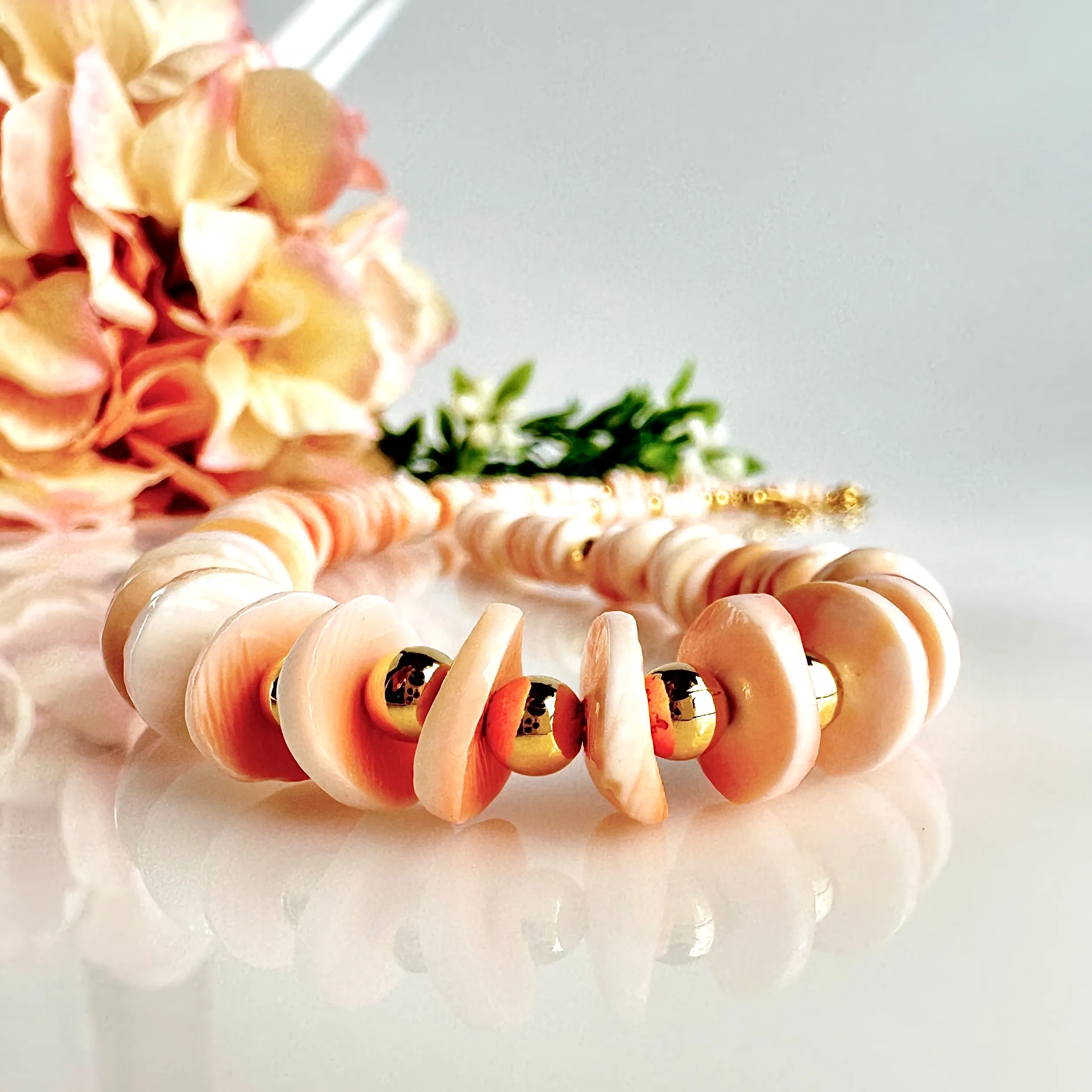 "Peach Beach" Necklace