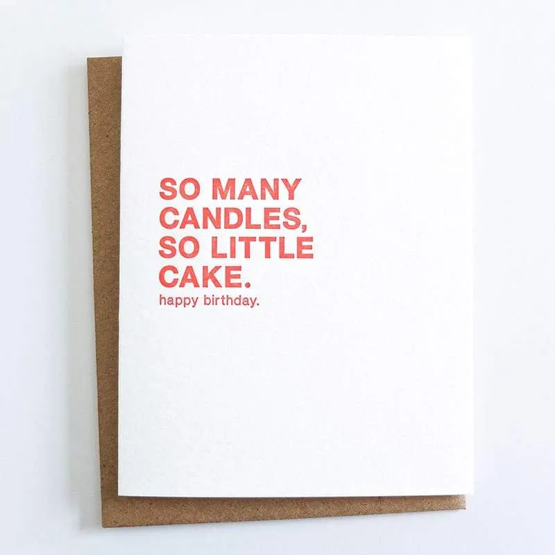 "So Many Candles" Card