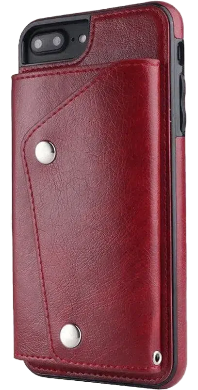 Red Vegan Leather | Wallet Case
