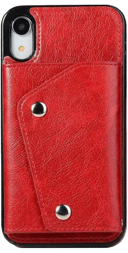 Red Vegan Leather | Wallet Case