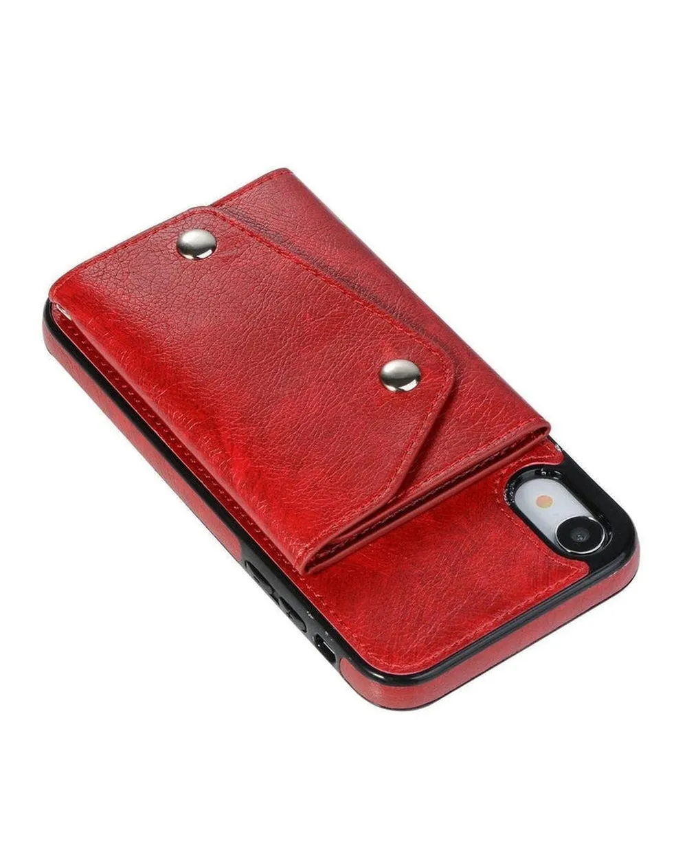 Red Vegan Leather | Wallet Case