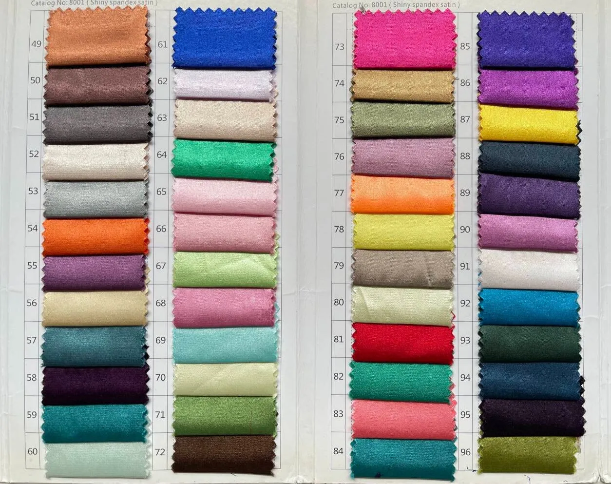 Satin Color Swatch