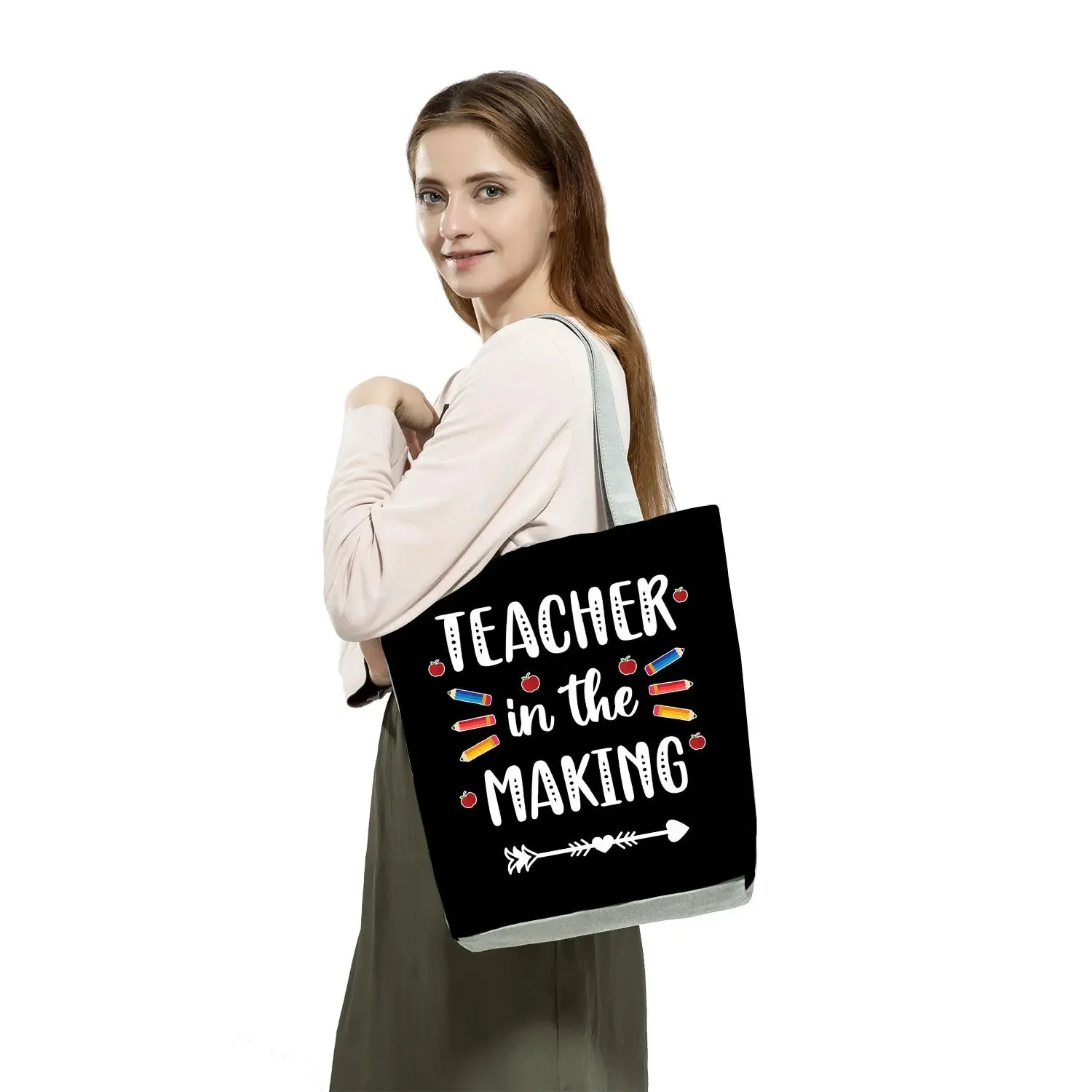 School Teacher Gift Fashion Customizable Tote Bags