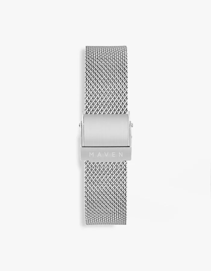 Silver Mesh Watch Band