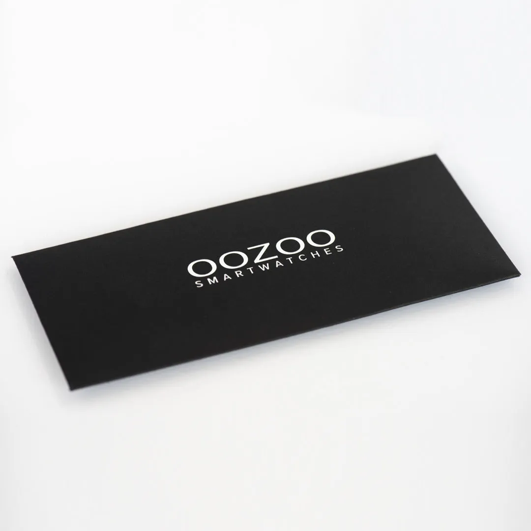 Silver OOZOO metal mesh bracelet with silver clasp