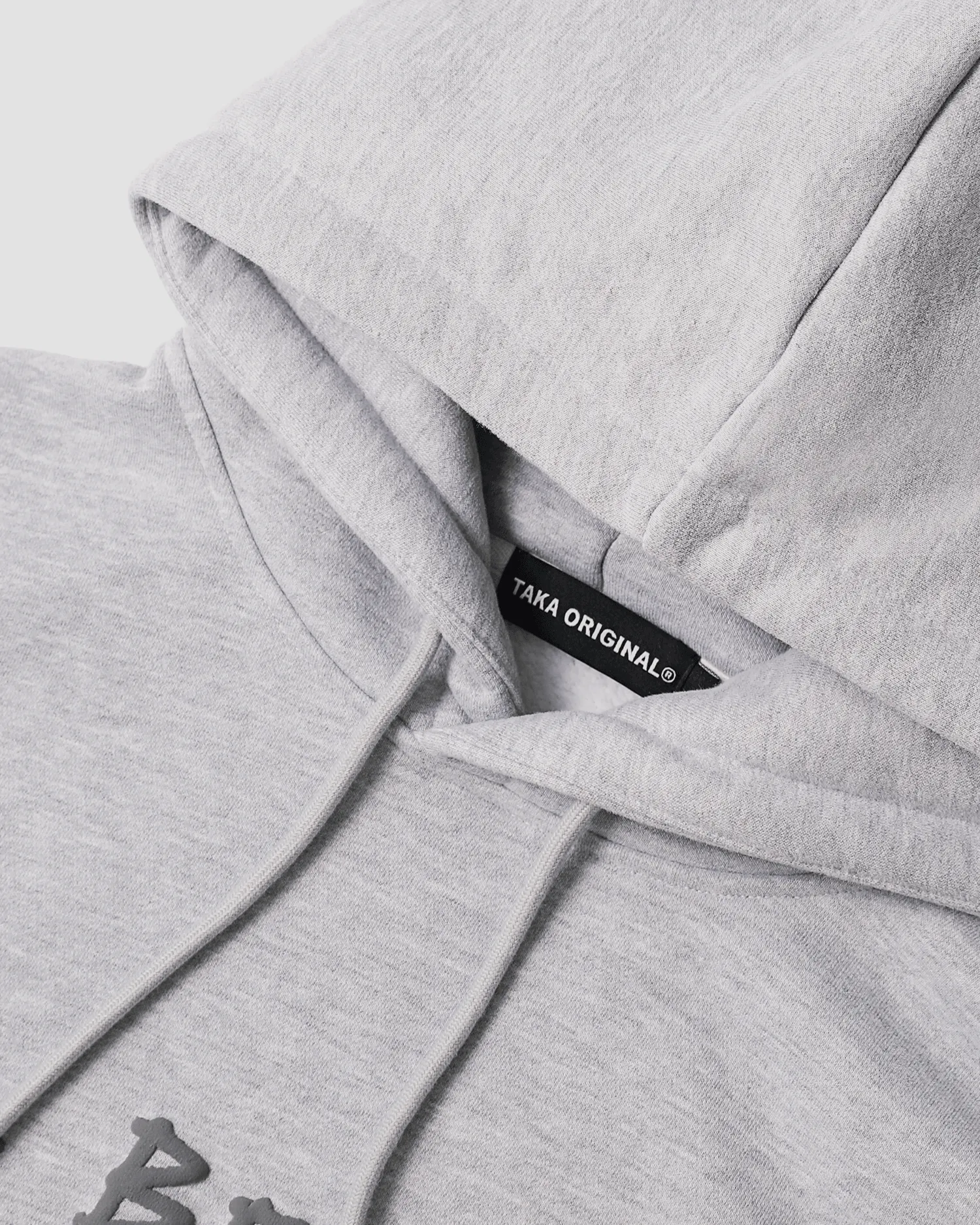TAKA Original HOME collection big plan fleece hoodie grey