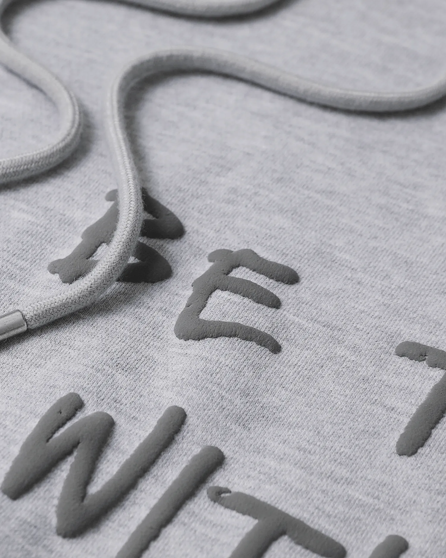 TAKA Original HOME collection big plan fleece hoodie grey