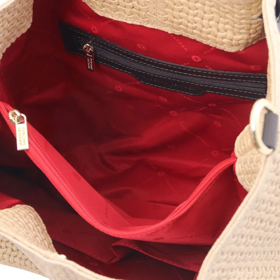 TL Keyluck Woven Leather Bag