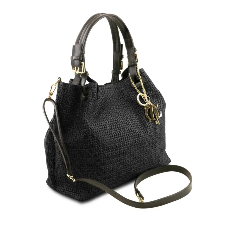 TL Keyluck Woven Leather Bag