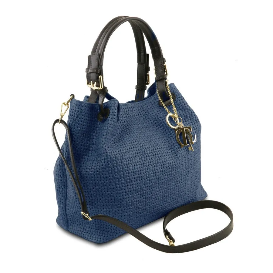 TL Keyluck Woven Leather Bag