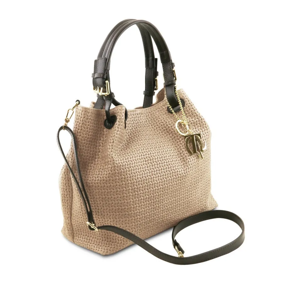 TL Keyluck Woven Leather Bag